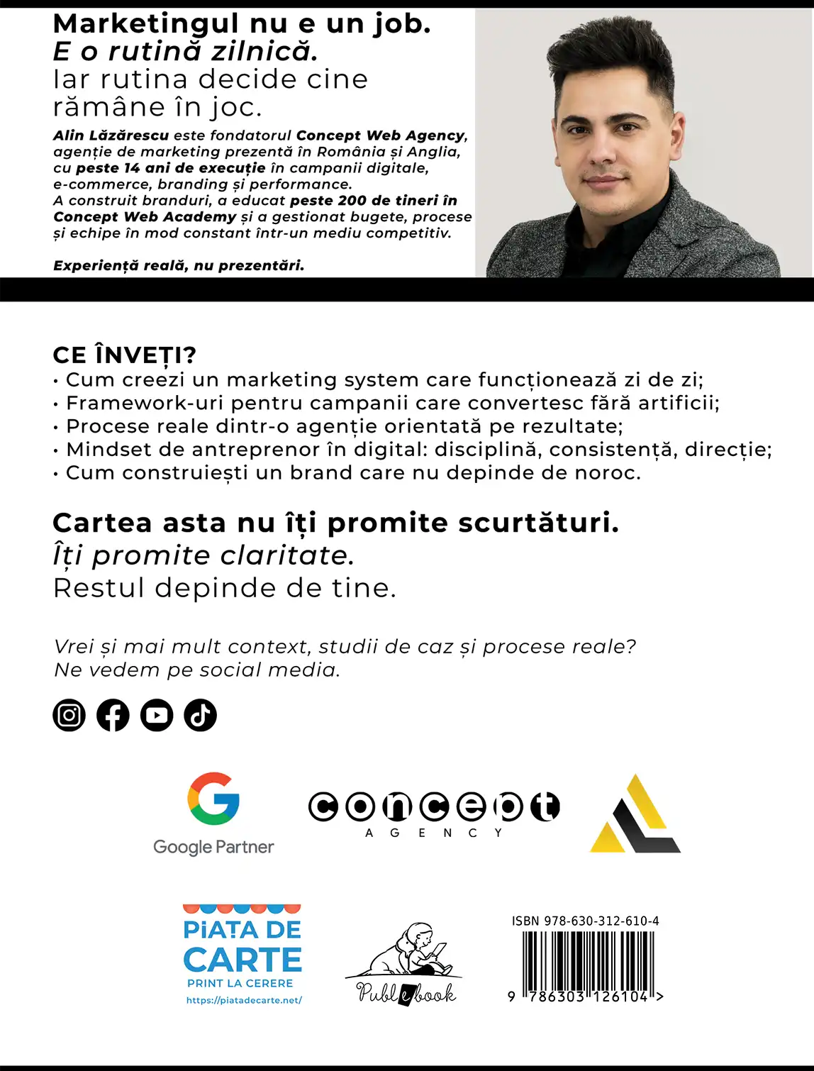 Coperta verso — Zilnic Facem Marketing de Alin Lazarescu